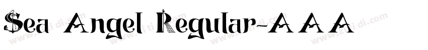 Sea Angel Regular字体转换